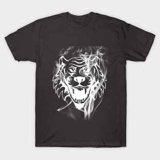 White Flame Tiger T-Shirt